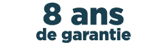 8 ans de garantie