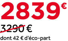 2839￼ ￼3290 € dont 42 € d’ co part