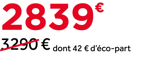 2839￼ ￼3290 € dont 42 € d’ co part