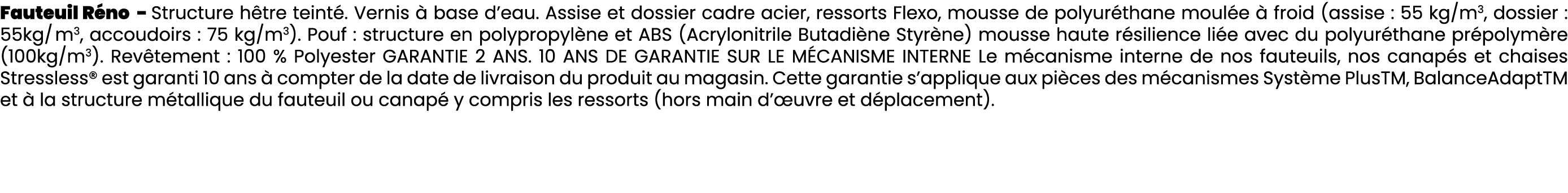 Fauteuil R no Structure h tre teint . Vernis  base d’eau. Assise et dossier cadre acier, ressorts Flexo, mousse de p...