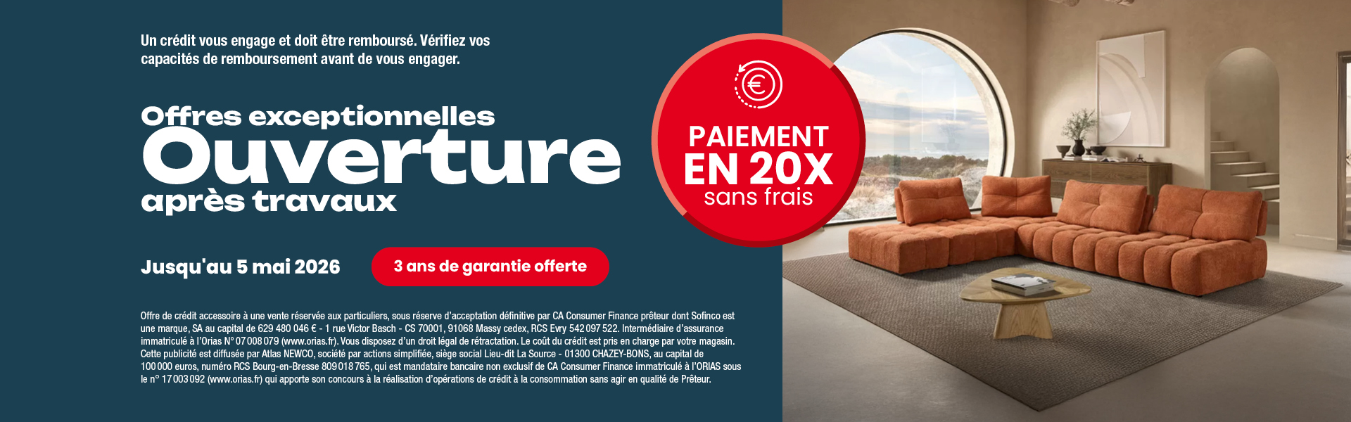 Ouverture après travaux - Atlas Home Mulhouse Ouverture après travaux - Atlas Home Mulhouse