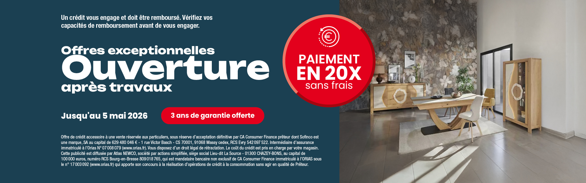 Ouverture après travaux - Atlas Home Mulhouse Ouverture après travaux - Atlas Home Mulhouse