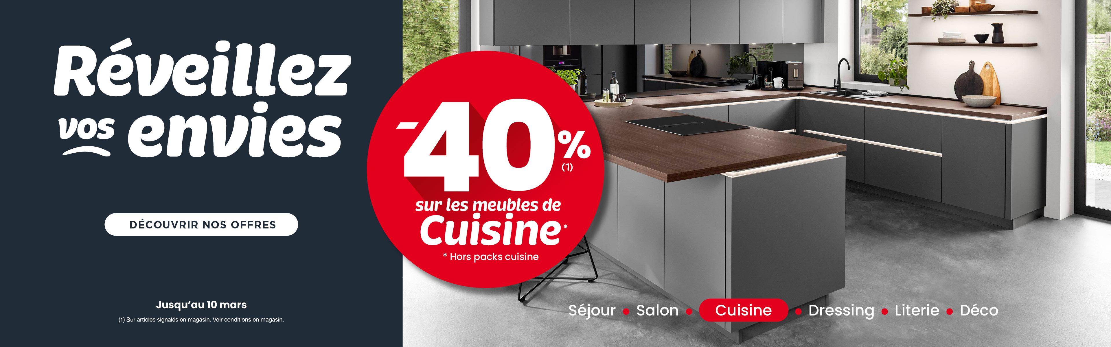 LITERIE ! JUSQU'À -40% LITERIE ! JUSQU'À -40%