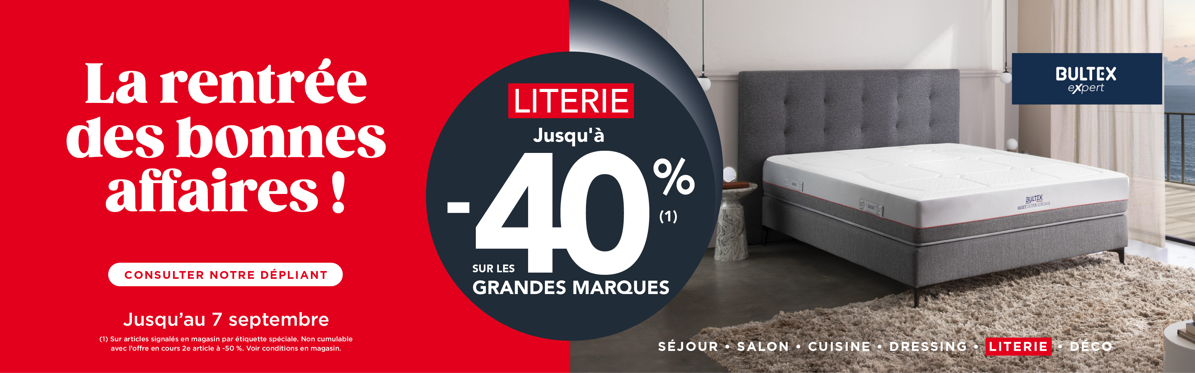 Atlas Home : La rentrée des bonnes affaires ! Jusqu'à -50%