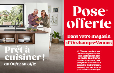 Atlas Home : Pose offerte avec votre magasin Orchamps-Vennes